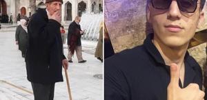 Devrilen otomobil dede ve torununa mezar oldu