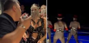 Aras Kargo’nun sahibi, mahkeme kararını dansöz oynatarak kutladı