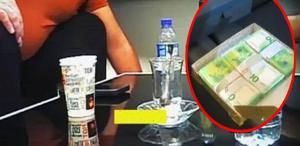 Baklava kutusundaki 110 bin Euro’luk rüşvet anı kamerada