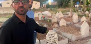 Defnedilen cenazeyi gece yarısı izinsiz şekilde başka bir mezara taşıdılar