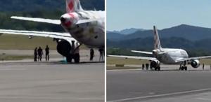 Havalimanına izinsiz giriş yapan adam, uçak motoruna kapılıp hayatını kaybetti