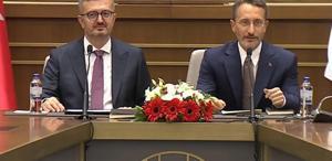 İletişim Başkanlığı’nda devir teslim Altun bu sözlerle veda etti