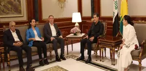 DEM Parti heyeti, IKBY Başkanı Neçirvan Barzani’yi ziyaret etti