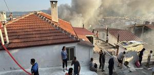 Muğla’da çıkan yangın nedeniyle 2 kişi hastanelik oldu