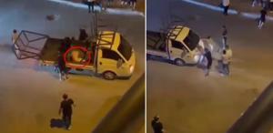 Kadınlara sözlü taciz bulunan adama mahalle dayağı
