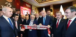 Erdoğan, Bahçeli ve Destici Meclis’te bir arada