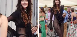Ünlü modelden görülmemiş düğün kıyafeti Kimse geline bakmadı