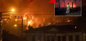 Sakarya yangını 15 saattir sürüyor Alevlerin içinden yürekleri dağlayan çığlıklar