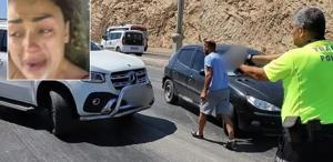 Dilan Çıtak trafikte terör estirdi Polisin üzerine sürdü, ateş açılarak durduruldu
