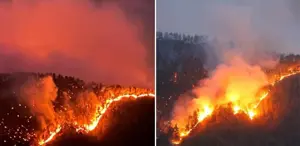 Kahramanmaraş alevlere teslim oldu 3 ev yandı