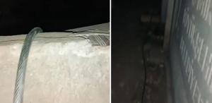 Mezarlıktaki hayır çeşmesinden evine su çekti