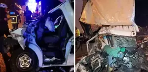 Samsun’da park halindeki tıra kamyonet çarptı 1 kişi öldü