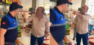 Hem suçlu hem güçlü İtti, dükkandan kovdu, tehdit etti