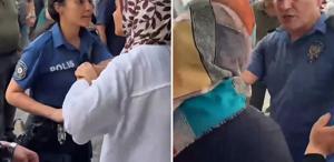 Sokak ortasında polise ağır hakaret: Sen köpeksin