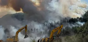Karabük’te ormanlık alanda yeniden yangın çıktı