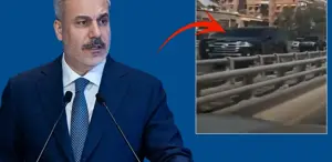 Dışişleri Bakanı Fidan Suriye’de Şam sokaklarından gelen görüntü ise bomba