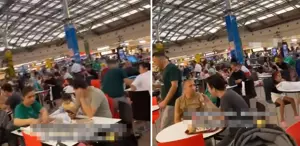 Yemek yiyen insanları çeken gurbetçinin videosuna tepkiler gecikmedi