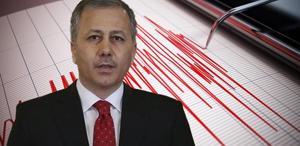 Bakan Yerlikaya depremin bilançosunu açıkladı 1 kişi hayatını kaybetti, 29 kişi yaralandı
