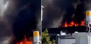 Çanakkale’de orman yangını Alevler hızla ilerliyor, tahliyeler başladı