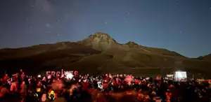Gökyüzü tutkunları, meteor yağmurunu Kayseri’nin zirvesinde izledi