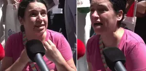 Mülakat mağduru öğretmen bakanlık önündeki eylemde sinir krizi geçirdi