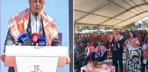 Şenlikte büyük kriz: Cemil Tugay “Alkışlayın“ dedi, kaymakam istifini bozmadı