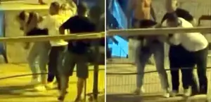 Sahilde yürüyüş yaptığı kadını darbetti, gözaltına alındı