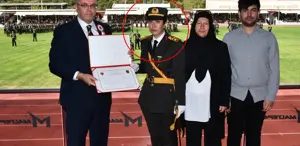 Şehit Ömer Halisdemir’in kızı Elif Nur Halisdemir teğmen oldu
