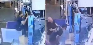 Böyle girdi, bir daha çıkamadı Kan donduran anlar kamerada
