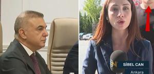 Muhabir memur zammını anlatırken arkadan gelen ses yayına damga vurdu