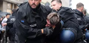 Berlin’de “İsrail“ protestosuna polisten sert müdahale: 8 gözaltı