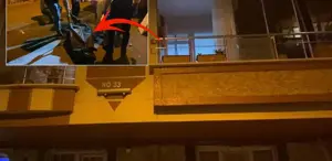 Balkonda dehşete düşüren manzara: Görenler telefona sarıldı