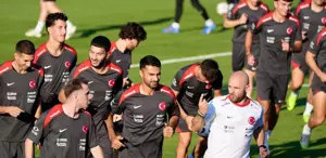 Milli takım kampına damga vuran görüntü