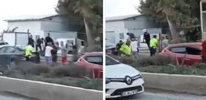 Tartışma kavga dönüştü Polis havaya ateş açmak zorunda kaldı