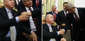 Cumhurbaşkanı Erdoğan ile bir araya gelen Davutoğlu o anları anlattı