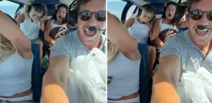Uykudaki ailesinin aklını aldı Havada korku dolu anlar