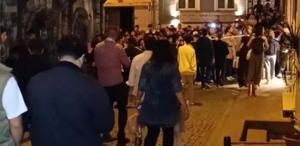 Eşref Rüya setinde izdiham Çağatay Ulusoy hayranları çekim alanına akın etti