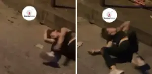 Uyuşturucu etkisindeki genç kızın hareketleri korkuttu