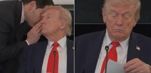 Gazze toplantısını bitiren not Trump apar topar masadan kalktı