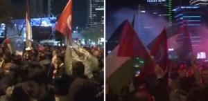 İsrail Başkonsolosluğu önünde Filistin’e destek eylemi