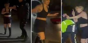 Polise saldıran kadından skandal sözler: Sıkacağım size, benim babam savcı