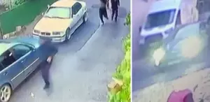 Sokak ortasında dehşet Rastgele ateş açıp bir genci kaçırdılar