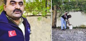 Sevdasını duvara yazan vatandaşa, belediye personelinden tebessüm ettiren mesaj
