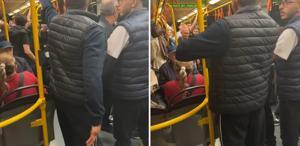 Metroyu birbirine kattı, ettiği küfrü duyan çileden çıktı