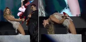 Hadise Samsun konserinde enerjisiyle göz doldurdu