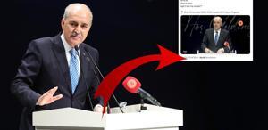 Kurtulmuş kürsüden Kürtçe çağrı yaptı, aynı mesaj TBMM hesabından da paylaşıldı