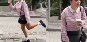 Sokakta video çeken genç kızın bacaklarına uygunsuz yorum