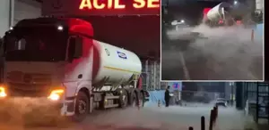 Filmleri aratmayan görüntüler Sızan oksijen paniğe neden oldu