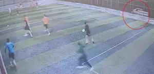 Halı sahada Edremit saldırganı paniği Yeni görüntüsü ortaya çıktı