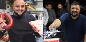 Balıkçı ile kasabın kapışması vatandaşın cebine yaradı